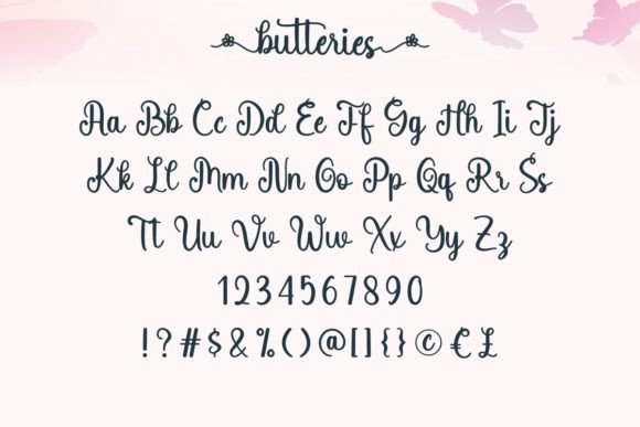Butteries Font - Preview 3