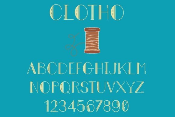 Clotho Font - Preview 1