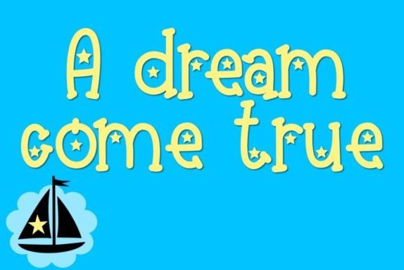 Dreamboat Font PNG with transparent background - Preview 2