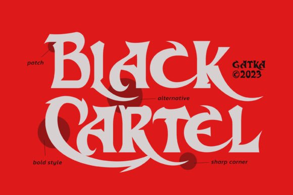 Gatka Font PNG with transparent background - Preview 3