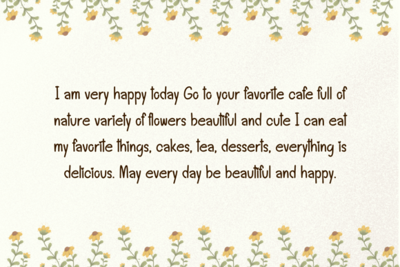 Kinda Day Font PNG with transparent background - Preview 4
