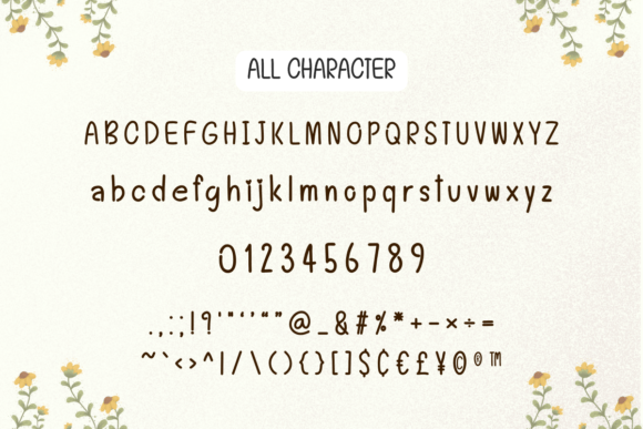 Kinda Day Font PNG with transparent background - Preview 5