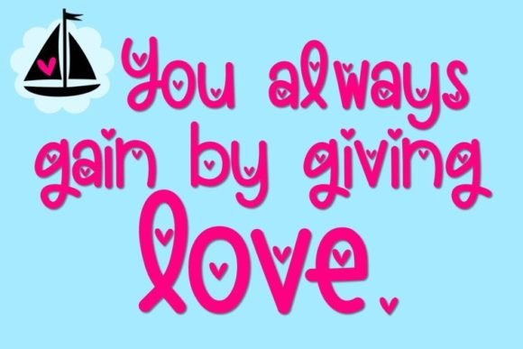 Loveboat Font PNG with transparent background - Preview 1