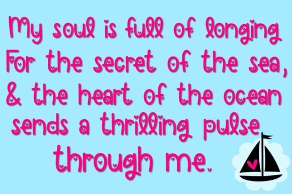 Loveboat Font PNG with transparent background - Preview 3