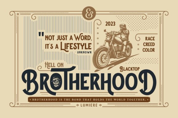 Lumiere Font PNG with transparent background - Preview 3