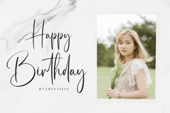 Rossalista Font PNG with transparent background - Preview 3