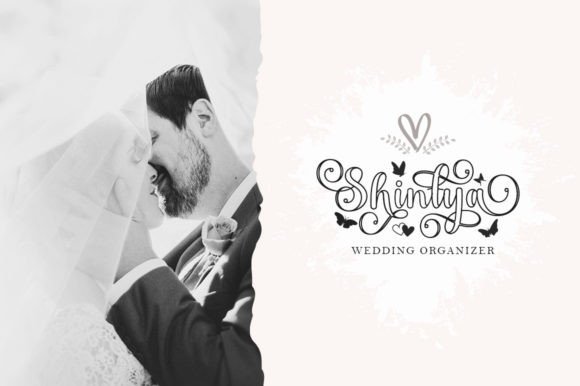 Sabelia Outline Font PNG with transparent background - Preview 2