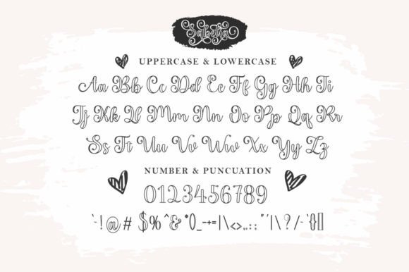 Sabelia Outline Font font preview - 6