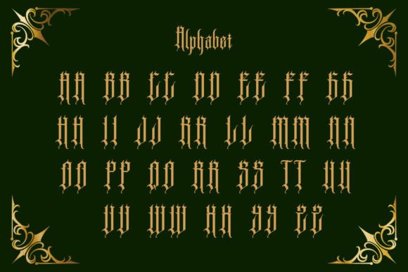 Sanister Font font preview - 1
