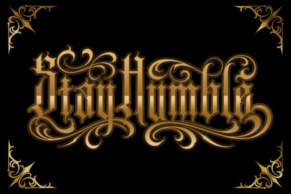 Sanister Font font preview - 3