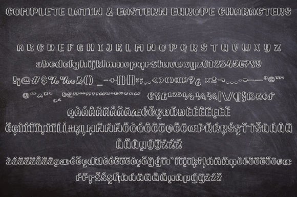 Sketch Bego Font PNG with transparent background - Preview 4