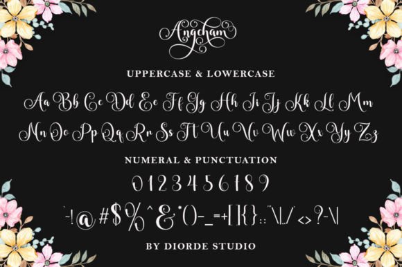 Angcham Font - Preview 4