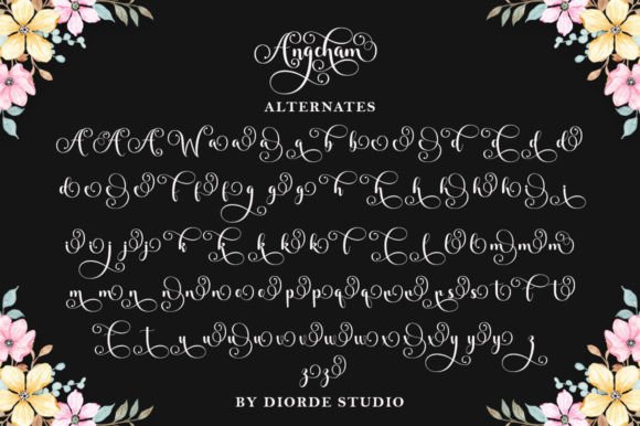 Angcham Font - Preview 5