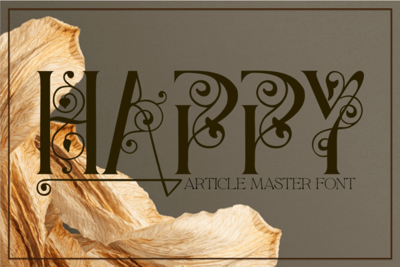 Article Master Font - Preview 3