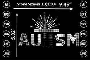 ( Autism ) Rhinestone Templates Design