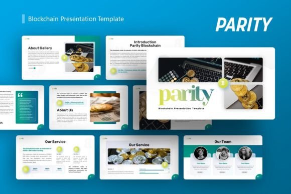 Preview of Blockchain Presentation - Parity technology presentation template