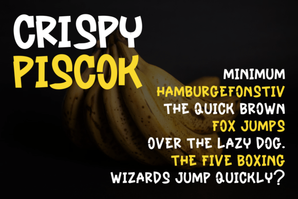 Crispy Piscok Font - Preview 2