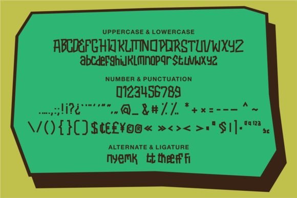 Enyak Font - Preview 5