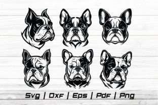 French Bulldog Head Svg Pet Cut File Graphic by Jennadesignsstore ...
