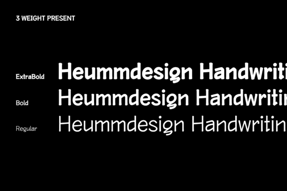 Hu Handwrite Font PNG with transparent background - Preview 2