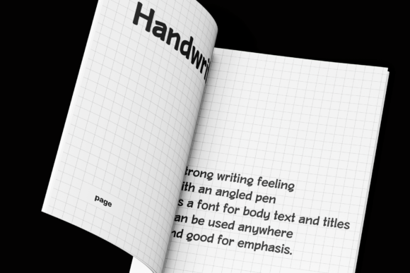 Hu Handwrite Font PNG with transparent background - Preview 6
