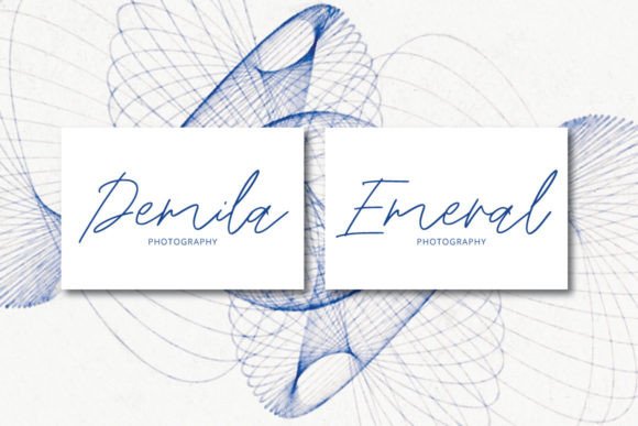 Hendrie Signature Font PNG with transparent background - Preview 3