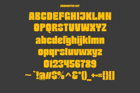 Kaplor Font PNG with transparent background - Preview 5