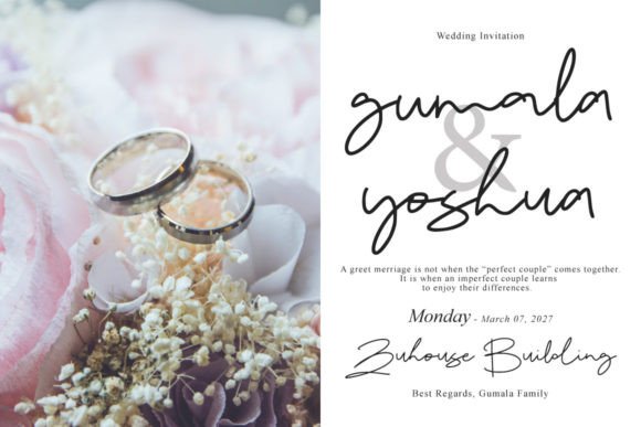 Lindgen Signature Font PNG with transparent background - Preview 1