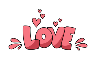 Love Gráfico por MyFontsShop · Creative Fabrica