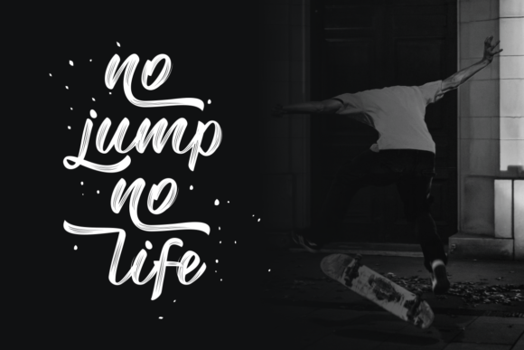 Majhike Brush Font PNG with transparent background - Preview 1