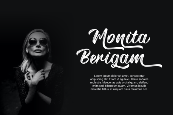 Majhike Brush Font PNG with transparent background - Preview 3