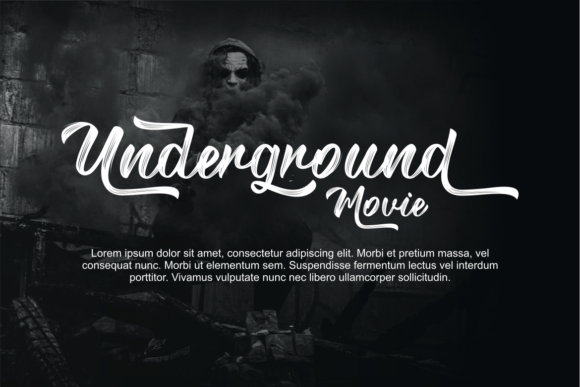 Majhike Brush Font PNG with transparent background - Preview 4