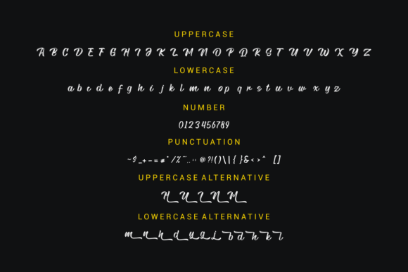 Majhike Brush Font PNG with transparent background - Preview 5