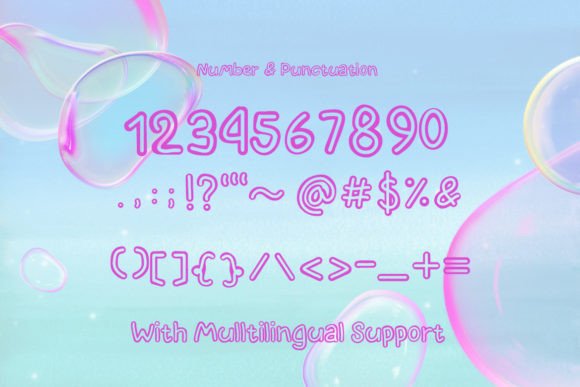 Morry Blube Font PNG with transparent background - Preview 4