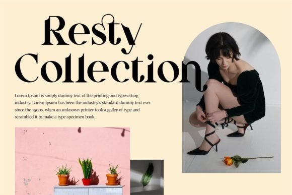 Nisty Black Font PNG with transparent background - Preview 2