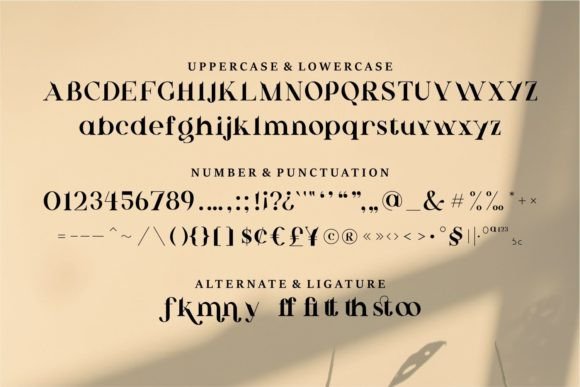 Nisty Black Font PNG with transparent background - Preview 5