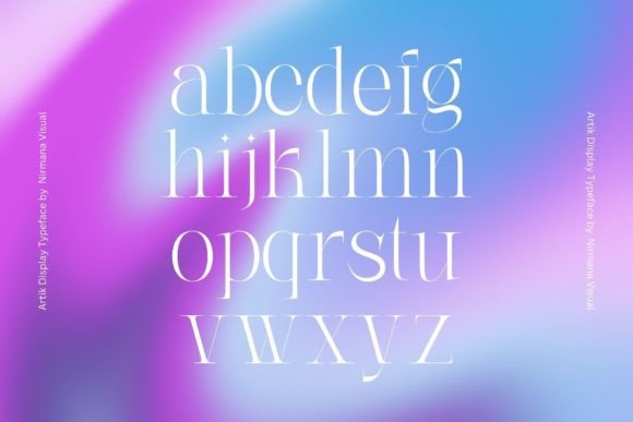 Artik Font PNG with transparent background - Preview 4