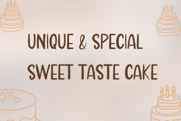 Bageri Lemon Font PNG with transparent background - Preview 2