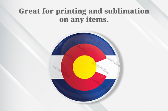 Colorado Round Icon PNG File Graphic by Rahallus Ntx · Creative Fabrica