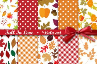 Fall in Love [10 Papers] Graphic by luludesignart · Creative Fabrica