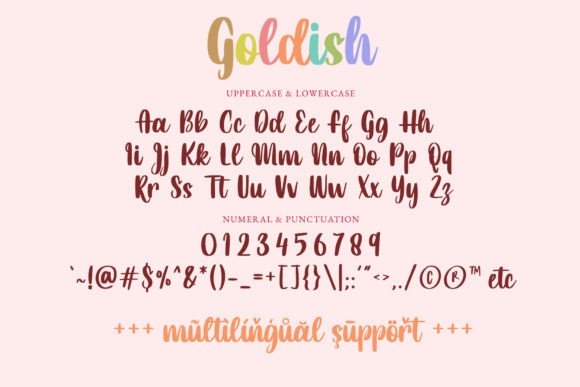 Goldish Font - Preview 6