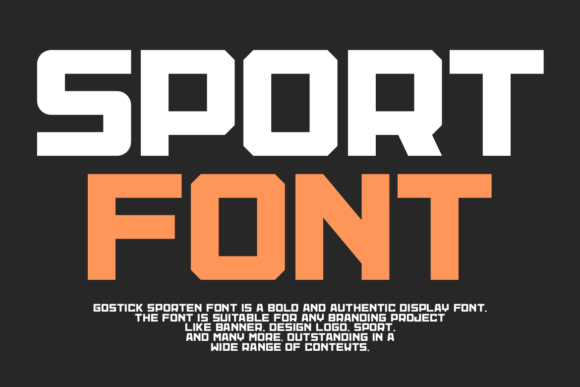 Gostick Sporten Font - Preview 1