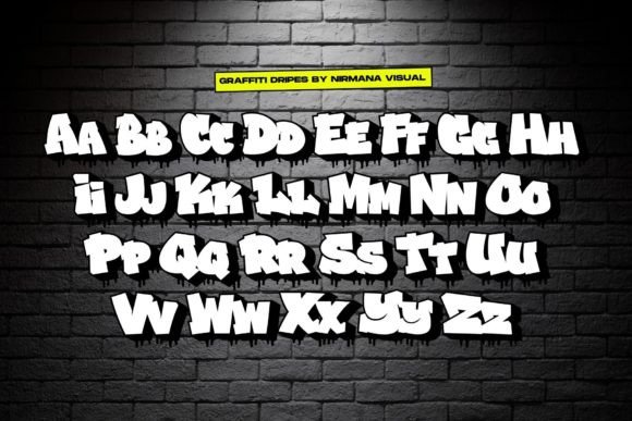 Graffiti Dripes Font - Preview 1