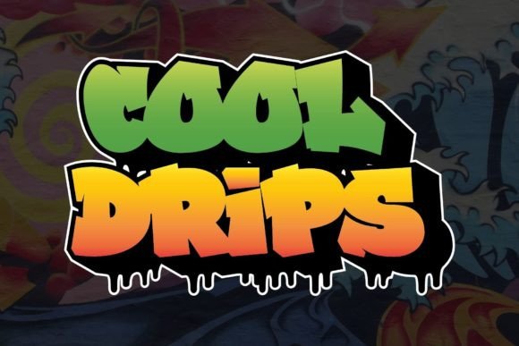 Graffiti Dripes Font - Preview 3