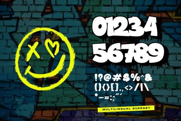 Graffiti Dripes Font - Preview 4
