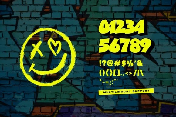 Graffiti Rusty Font - Preview 4