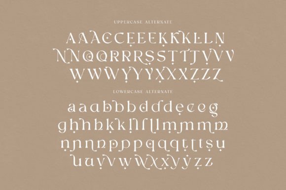Ligakare Font PNG with transparent background - Preview 4