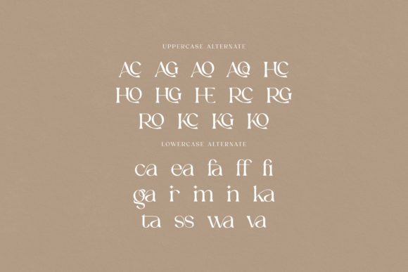 Ligakare Font PNG with transparent background - Preview 5
