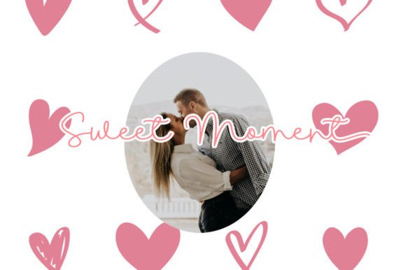 Love Heart Duo Font PNG with transparent background - Preview 5