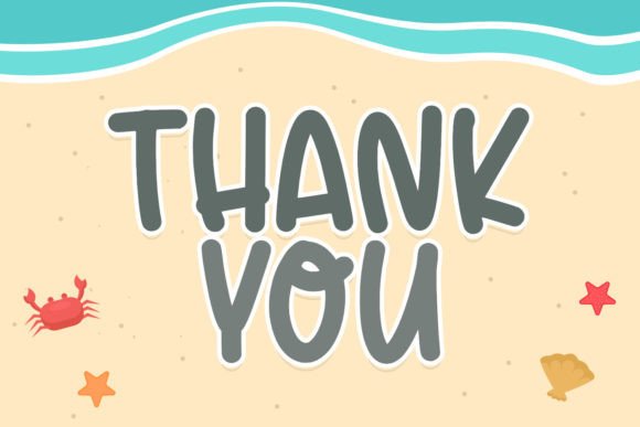 Loving Beach Font font preview - 4